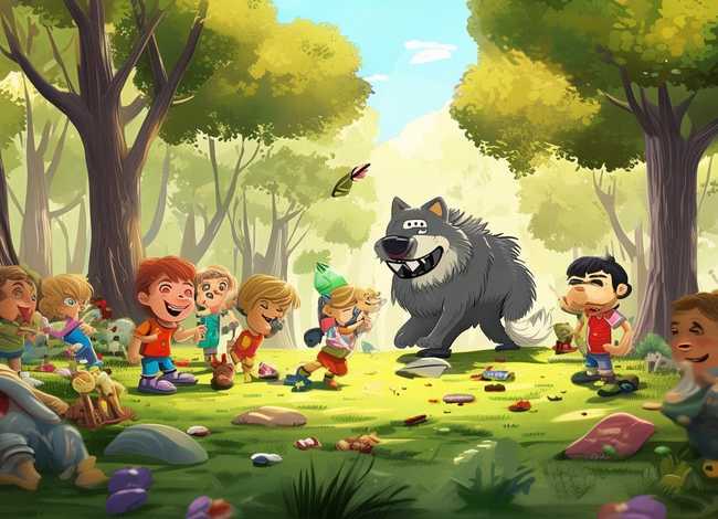 幼儿故事大全3-6岁智斗大灰狼 - 幼儿故事大全3-6岁智斗大灰狼图片