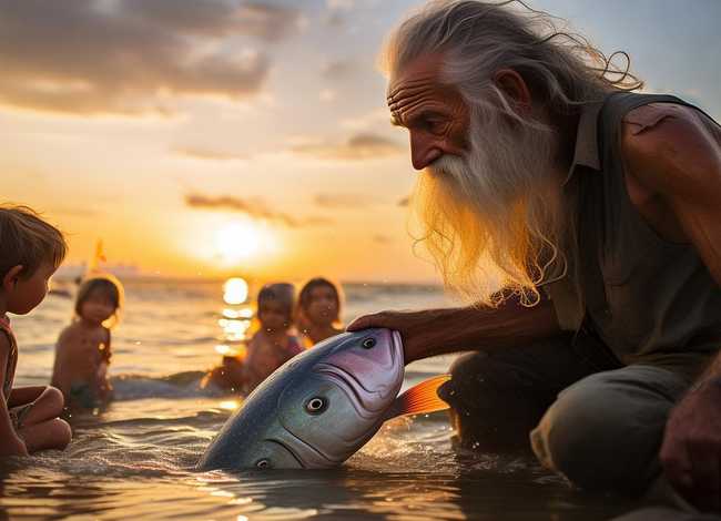 渔翁和鱼儿童故事(渔翁和鱼的故事) 渔翁和鱼儿童故事(渔翁和鱼的故事)