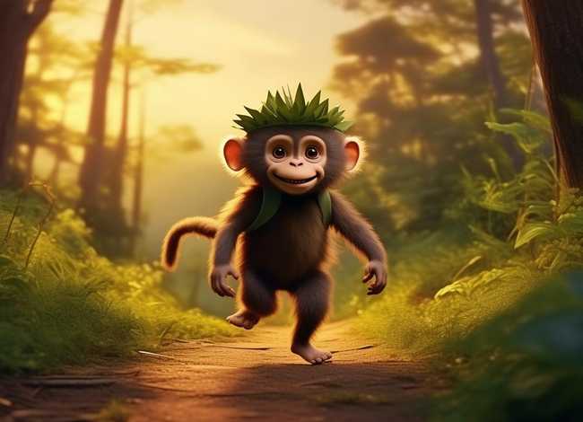 儿童故事书睡前故事小猴子下山 幼儿睡前故事小猴子下山