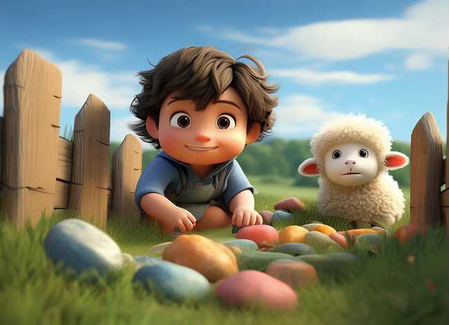 儿童故事亡羊补牢打印，亡羊补牢的幼儿故事