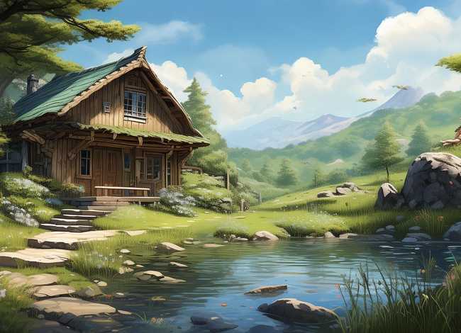 儿童古诗山居，古诗《山居》的诗意