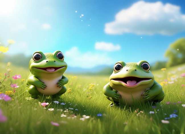 青蛙和蟾蜍绘本故事春天来了 小青蛙和小蟾蜍绘本故事春天到了