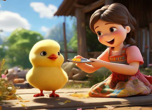 喂鸡亲宝儿歌，喂鸡亲宝儿歌视频