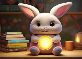 儿童听故事音箱兔子外形（讲故事兔子的声音）