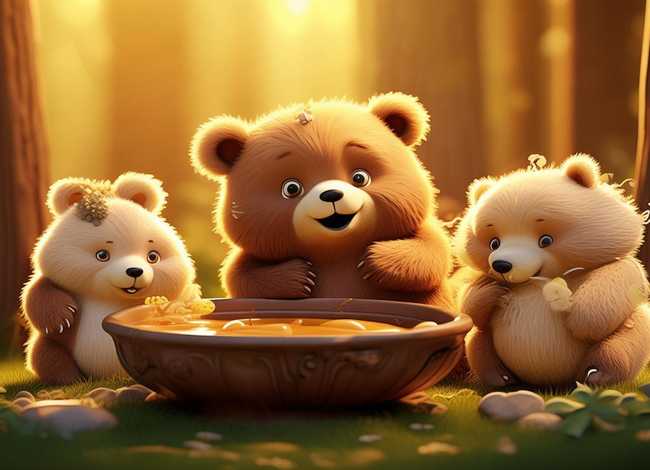 三只小熊的童话故事 三只小熊的故事原文