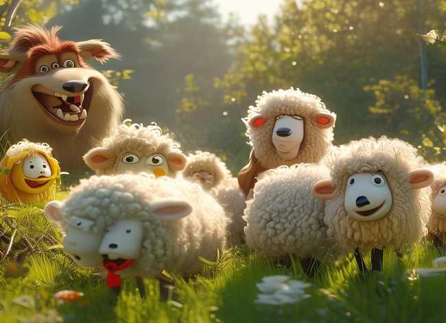 儿童故事《七只小羊》视频，儿歌七只小羊的故事视频