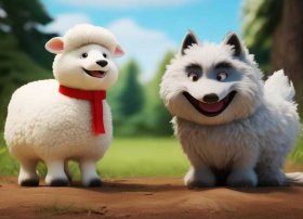 儿童故事羊和狼、幼儿故事狼和羊