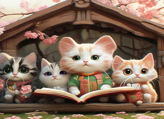 日本儿童故事猫咪在线阅读，日本猫咪童谣