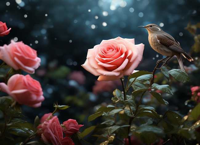 夜莺与玫瑰的故事（夜莺与玫瑰的故事概括50字）