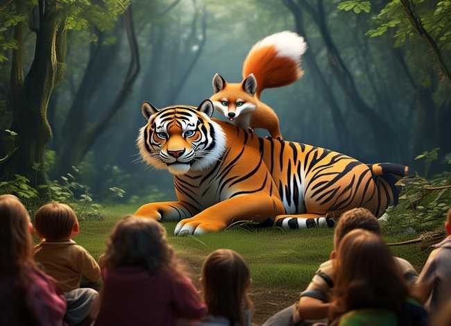 儿童讲述狐假虎威的故事 狐假虎威的故事怎么讲给孩子 听