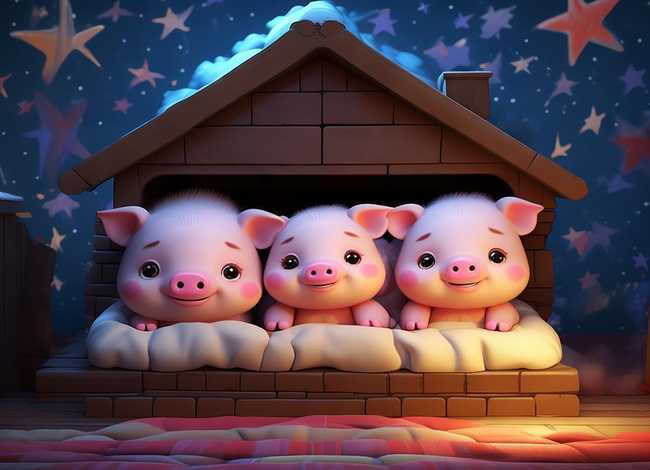 儿歌多多睡前故事；儿歌多多睡前故事三只小猪