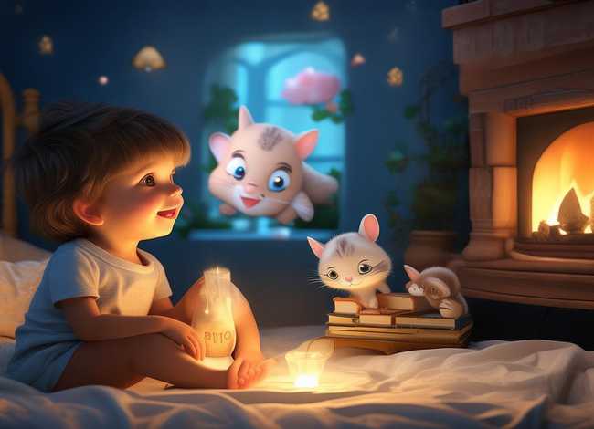 儿童睡前故事猫和老鼠文字图片；猫和老鼠睡前故事文字版