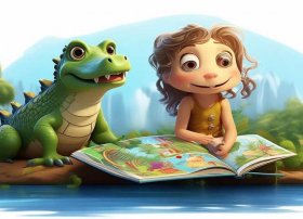 鳄鱼的儿童故事英文版，关于鳄鱼的英文绘本故事