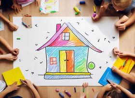 房子儿童简笔画 房子儿童简笔画和孩子一起学画画吧