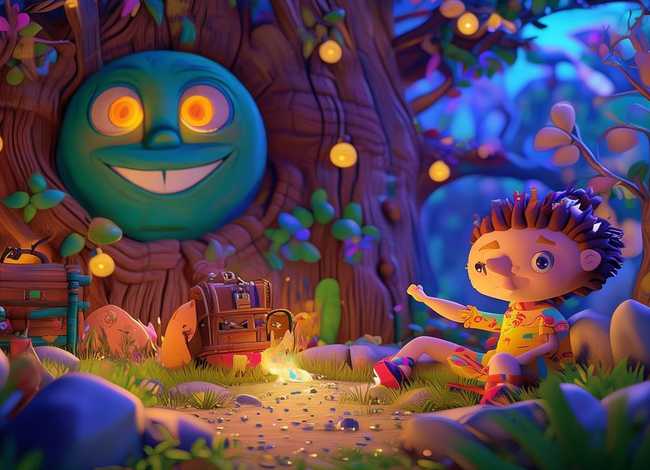 儿童故事图片带字图片；儿童故事图片带字