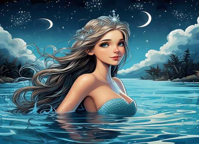 儿童睡前故事文字版图片，儿童睡前故事文字版图片美人鱼