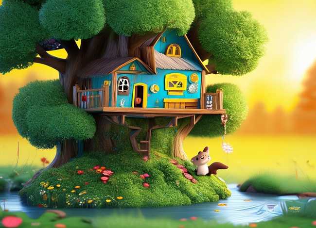 图图的故事绘本 - 图图的小树屋故事绘本