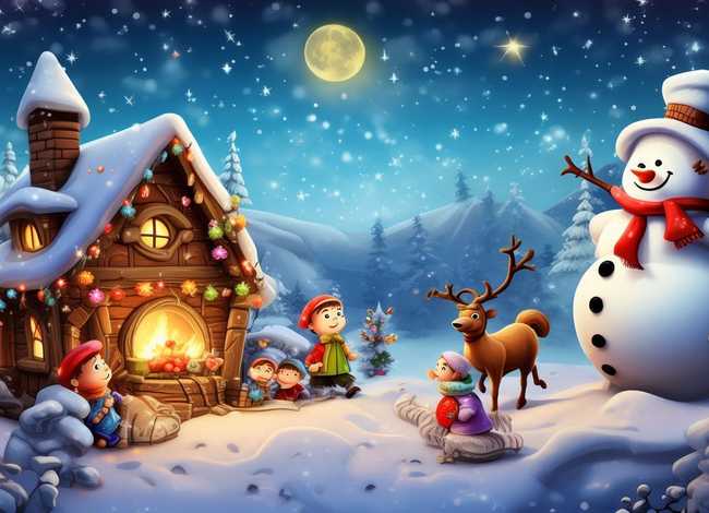 圣诞节儿童故事动画 - 圣诞节儿童动画片