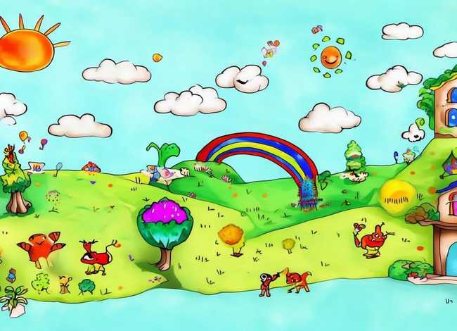 儿童简笔画故事创编 简笔画故事创编四幅图