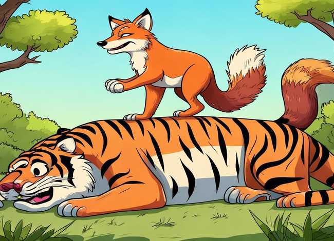 儿童故事狐假虎威完整版 故事狐假虎威完整版绘本
