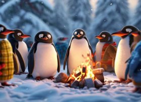 关于企鹅可爱的故事简短，关于企鹅可爱的故事简短概括