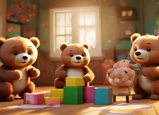 三只小熊幼儿故事4分钟完整版 三只小熊的故事幼儿园