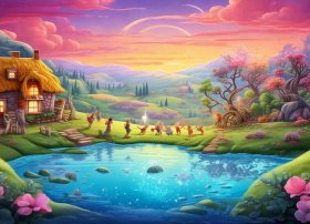 童话故事儿童版ppt、童话ppt模版