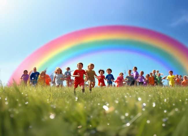 彩虹的故事幼儿故事 - 彩虹的故事幼儿故事简短