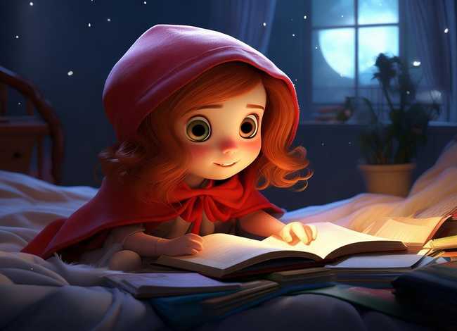 小红帽儿童睡前小故事；少儿睡前故事小红帽