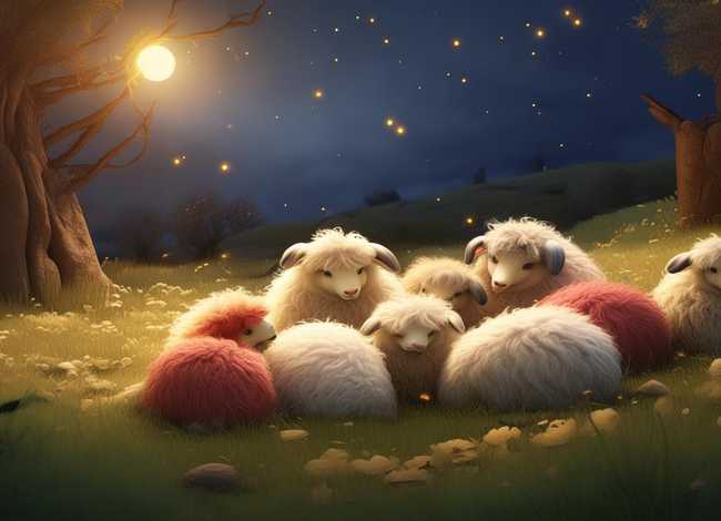 儿童睡前故事7只小羊 睡前小故事七只小羊和狼的故事