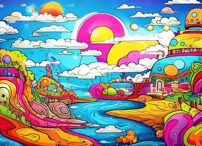 儿童电脑作品、儿童电脑绘画作品