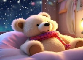 3岁儿童故事睡前故事小熊的围巾，小熊的睡前故事简单