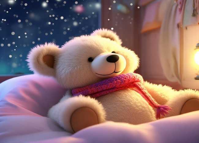 3岁儿童故事睡前故事小熊的围巾，小熊的睡前故事简单
