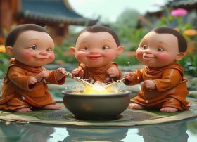 宝宝故事三个和尚，宝宝故事三个和尚图片
