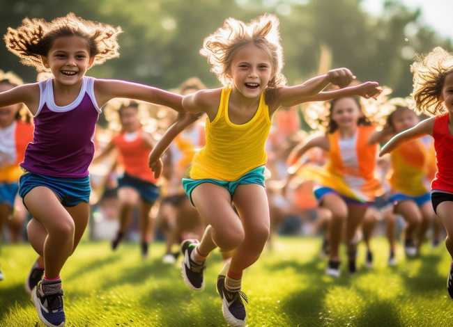 奔跑的少年儿童舞蹈，奔跑的少年儿童舞蹈群舞啦啦操