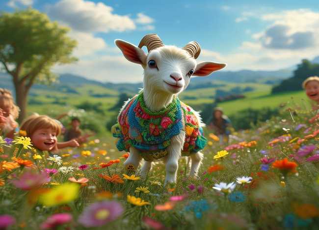 机灵的小山羊儿童故事、机灵的小山羊故事视频 机灵的小山羊儿童故事、机灵的小山羊故事视频