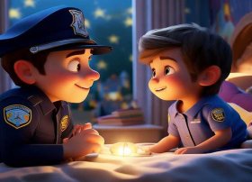 儿童睡前故事警察叔叔的故事，关于警察叔叔的幼儿故事