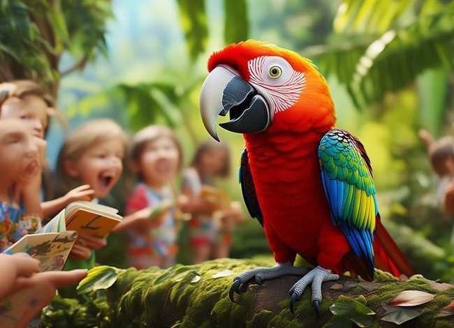 鹦鹉的故事儿童故事；鹦鹉的故事笑话
