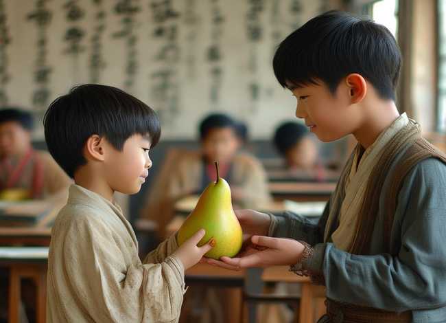 孔融让梨的简单故事 - 孔融让梨的故事简单介绍