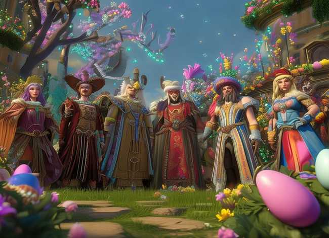 复活节贵族的花园、魔兽世界复活节的贵族成就