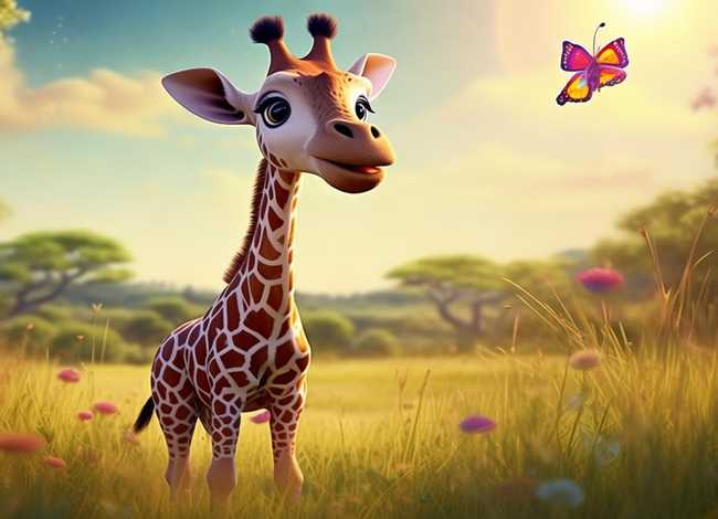 儿童故事长颈鹿的故事；长颈鹿的幼儿故事