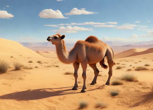 儿童故事小骆驼找妈妈（小骆驼问妈妈的故事）