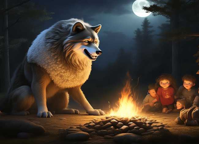 儿童睡前小故事披着羊皮的狼 睡前故事大全视频-披着羊皮的狼