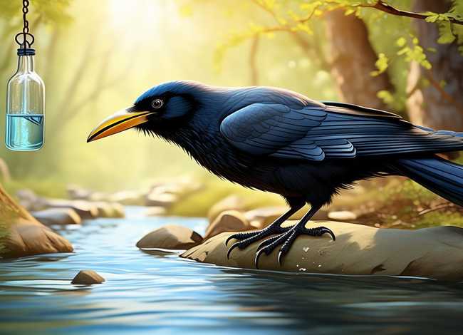 儿童故事乌鸦喝水视频播放、小儿故事乌鸦喝水视频