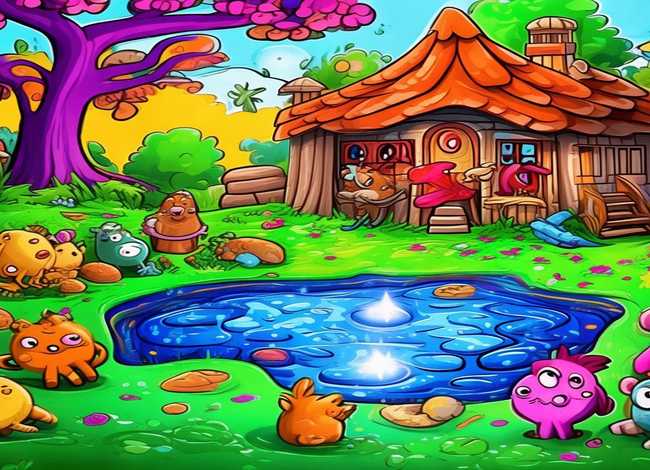 儿童故事主题简笔画、儿童故事简笔画填色