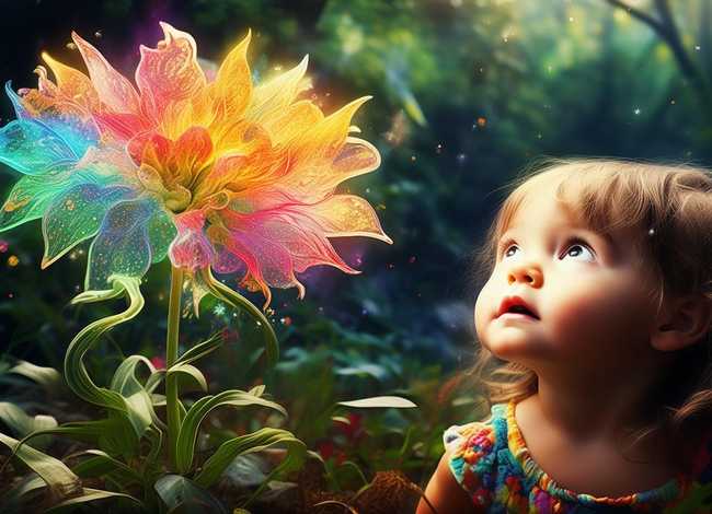 神奇的花朵儿童故事；神奇的花的故事