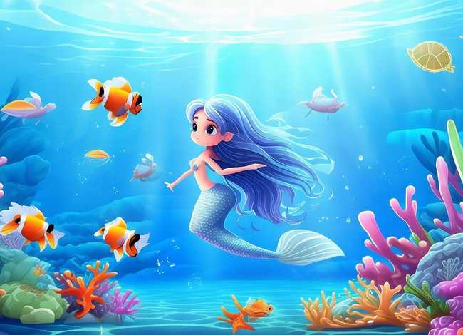 美人鱼的故事幼儿 - 美人鱼的故事幼儿园中班