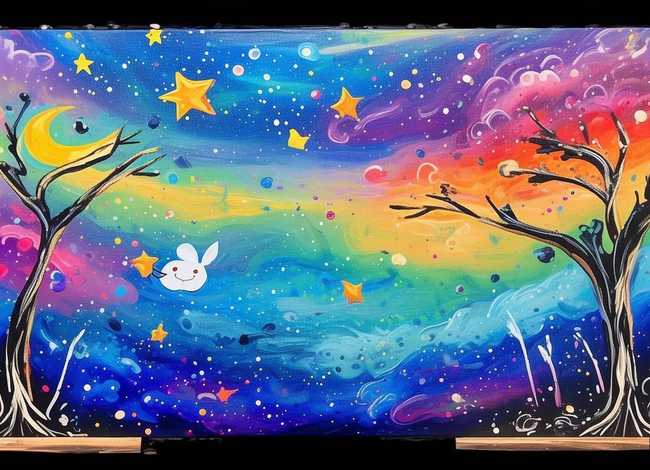 梦境的儿童绘画作品，梦境的儿童绘画作品怎么画