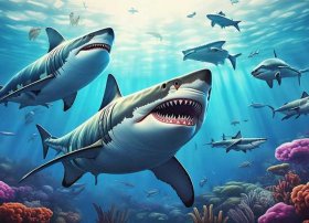 关于鲨鱼的动画片 关于鲨鱼的动画片大全