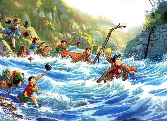 儿童故事大禹治水完整版 - 大禹治水少儿故事